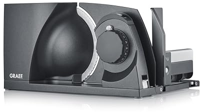 Graef MYTiny Foldable Slicer, Iron Mica | Made in Germany, Compact, Auto Child Safety Lock, Stainless Steel Blade
