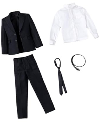 Trajes de hombre a escala 1/6, uniformes casuales para figuras de 12 pulgadas, modelo de muñeca