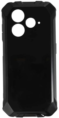 Auotu Funda with protección de la cámara de Silicona Carcasa TPU Silicone Case Cover Bumper para OSCAL Marine 2 AI Outdoor Smartphone (Negro)