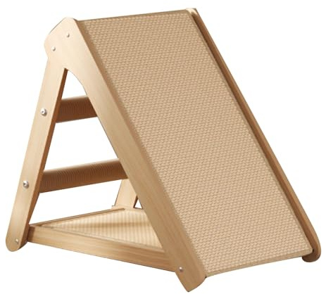Arbre À Chat en Bois, Centre D'activités Moderne pour Chats, Tour Robuste avec Échelle Pliable, Meuble pour Chatons Actifs(51cm)