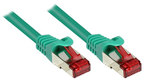 Alcasa 30m Cat6 S/FTP câble de réseau S/FTP (S-STP) Vert - Câbles de réseau (30 m, Cat6, S/FTP (S-STP), RJ-45, RJ-45, Vert)