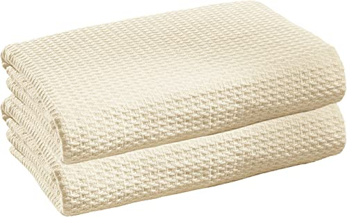 Erwin Müller Sommerdecke Siena im 2er-Pack, Baumwolldecke Natur Größe 150x200 cm - luftig-leicht, weiche Qualität, sehr angenehm - 100% Baumwolle