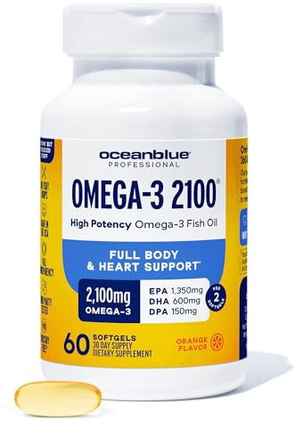 Ocean Blue Omega 2100 Nutritional Supplement, 60 Count