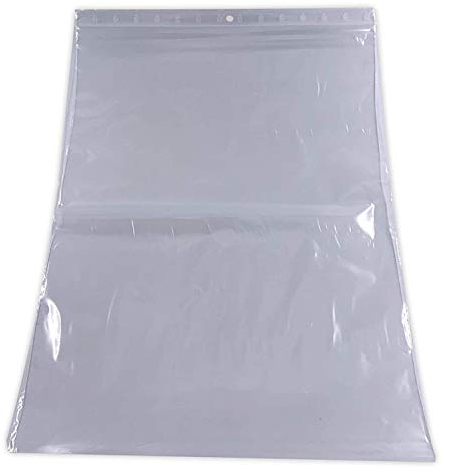 lot de 100 Sachets 350 x 450 mm fermeture zip Transparent. Sachet fermeture zip 35 x 45 cm 50u sac plastique compatible alimentaire et congélation de marque UNIVERS GRAPHIQUE REF UGS25-100. Facture avec T.V.A déductible