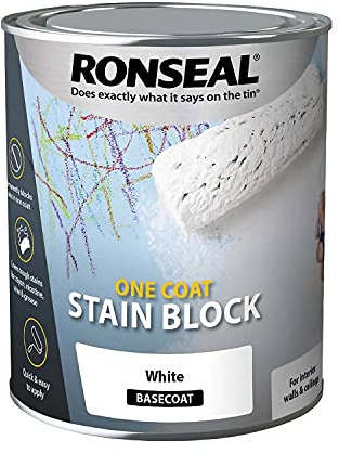 Ronseal One Coat Stain Block 750ml White