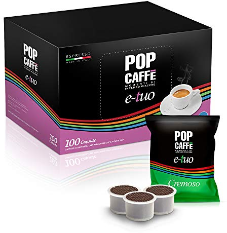 50 CAPSULE E-TUO COMPATIBILI FIOR FIORE COOP E LUI ESPRESSO MISCELA 2 CREMOSO