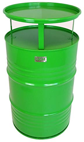 Fassmöbel Stehtisch Bistrotisch Tisch Design Partytisch Grün Ø 57cm Höhe 108cm / Glatter Glanz - Pflegeleichte Oberfläche