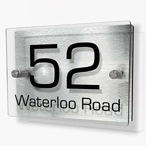 House Numbers Plaques Door Number Plaques For Wall Personalised House Signs Door Name For Outside Modern Front Door Numbers