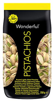 Wonderful Pistachios & Almonds Sachet Pistaches Lègérement Salées 250 G