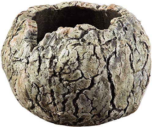 Vaso Moderno da interno / Terracotta / Made In Italy / Sfera Crack / Ø22x15,5h cm