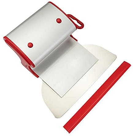 Profi Flächenspachtel 250 mm mit Superflexible | Wechselblatt Edelstahlblatt 0,3 mm, Ergonomisch Alu Handgriff, ErgoPlane CT01