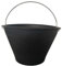 Secchio per Muratore in Pvc con manico zincato MADE in ITALY colori assortiti (NERO - 8 LT)