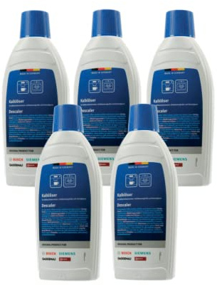 Soluzione anticalcare per macchine automatiche complete 2500 ml (5 pezzi) compatibile con Bosch Siemens Neff 311680 311968