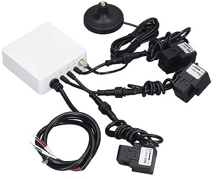 3-Phasen-Smart-Energiemonitor, 100 Bis 240 V, Stromwandler, 4-Draht-Energiezähler für Zuhause, Stromüberwachung, ≤ 90% Keine Kondensation