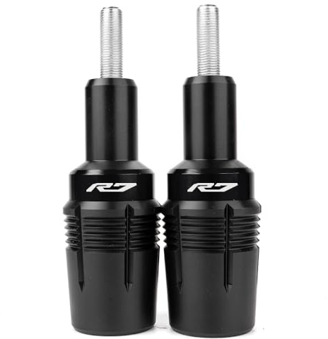 MOWOK Frame Sliders for Yamaha R7 YZFR7 2021 2022 2023 2024 2025 Motorcycle Accessories Crash Protection pad Bobbins Pad Falling Protector Frame Sliders YZF-R7 (Black)