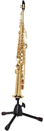 Gator Frameworks Stativständer Recital-Serie für Sopransaxophon und Flügelhorn; (GFW-BNO-SOPSAX)