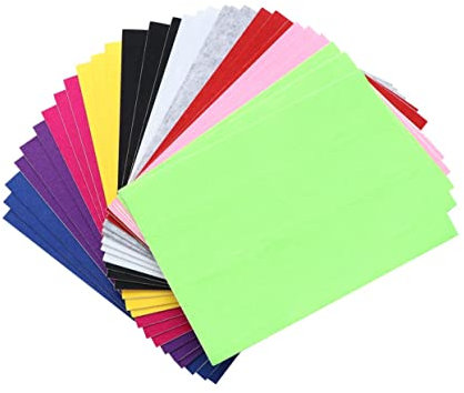 STOBOK 10St Puppenregenschirm Handbuch Bastelfilz selber Machen Glasdekoration bettwäsche nähen Stoff Tuch selbstklebendes Filztuch Klebstoff Material Spannbettuch Filzstoff a4 Wollfilz