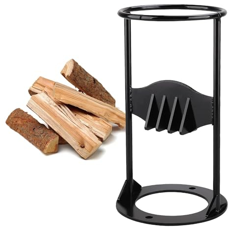 CZ-XING Manueller Holzspalter, Brennholzspalter, Sicherheits-Kohlenstoffstahl, robustes manuelles Spaltwerkzeug, Brennholzspalter, geeignet für Zuhause, Camping, Outdoor, Harthölzer