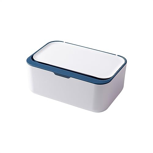 Kosmetiktücher Box Feuchttücher-Spender mit Deckel, Taschentuch-Aufbewahrungsbox for Zuhause, Büro, Feuchttücher-Aufbewahrungsbox, Küchen-Organizer für Esszimmer Badezimmer Schlafzimmer(2)