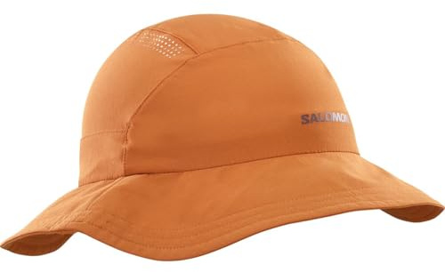 SALOMON Mountain, Gorro Visera para Hombre y Mujer, Plegable para Guardar en el Bolsillo, Sombrero Clásico de Montaña, Protege del Sol y la Lluvia, Sierra, Talla única