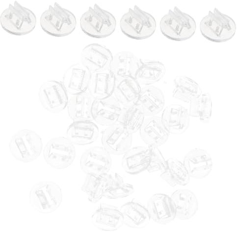 TOYANDONA 100stücke Teiliges Kartenset Aus Transparentem Kunststoff Stabiler Kartenhalter Für Visitenkarten Platzsparend Und Langlebig Als Business Card Organizer Und Brettspielzubehör Tisch