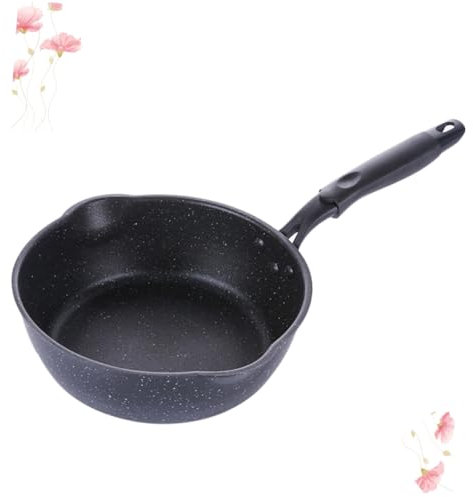 PRETYZOOM Non-Stick Frying Pan 20cm Round Shape Flat Bottom Ideal for Omelets Pancakes and Sandwiches