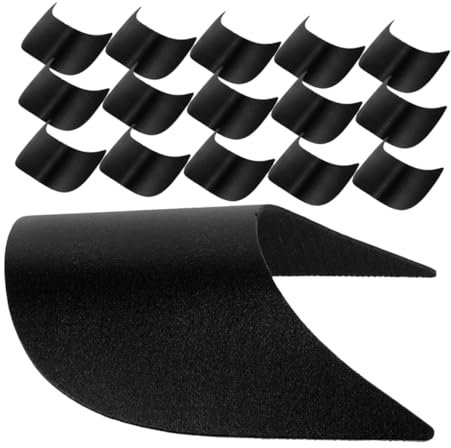 MUSISALY 30stücke Baseball Cap Brim Inserts Austauschbare Sonnenblenden Für Mützen Pe-material Für Outdoor-aktivitäten Langlebige Hut-zubehörteile Elegantem Schwarz