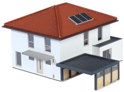 Mia 38336 Cubushaus with Carport Polyplate Construction Kit