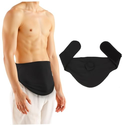 Stoma Bag Covers, Adjustable Stoma Belt, Moisture Wicking Fabric Ostomy Belt, Machine Washable Colostomy Bags for Men & Women