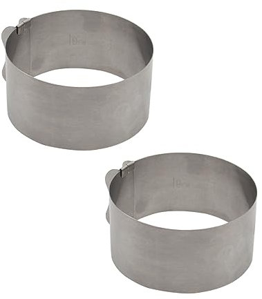 Anello per Mousse Rotondo Regolabile 5, 25 Pollici in Acciaio Inox