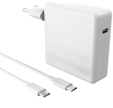 MacBook Ladekabel USB C 118W USB-C Ladegerät Schnell Netzteil | für MacBook Pro/ Air, M1 M2 M3 M4 16 15 14 13 Zoll (2018~2026) iPad Pro, 2M USB C to C Langes Mac book Netzkabel