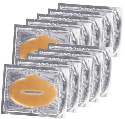 Beatifufu 25 pezzi Maschere Labbra Collagene Idratanti e Nutrienti Cuscinetti Gel Esfolianti per Labbra Secche e Screpolate Cura Quotidiana Multifunzione per Tutte le Età Trattamento Lip