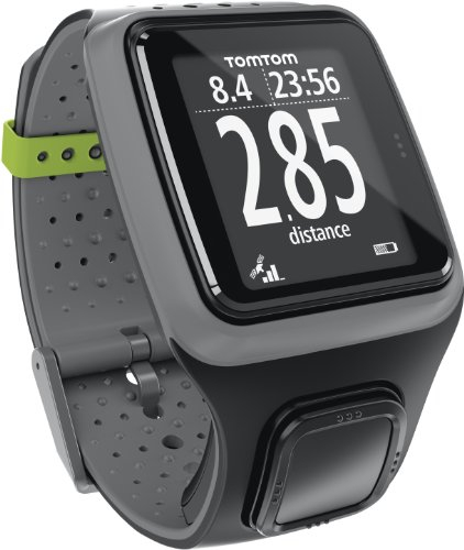 TomTom Runner 1RR0.001.00 Orologio GPS per Corsa Outdoor e Indoor, Grigio Scuro