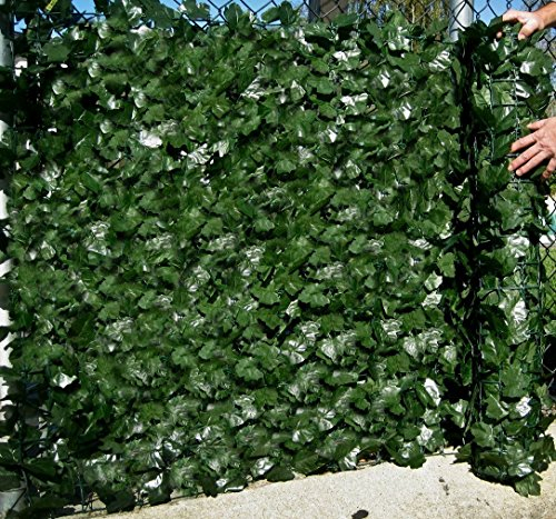 Best Artificial English Ivy Leaf Screening 3m x 1.5m Privacy Hedging Wall Landscaping Garden Fence **UV Fade Protected**