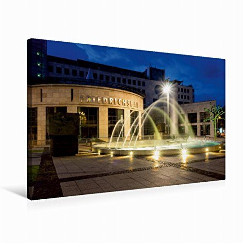 Premium Textil-Leinwand 75 x 50 cm Querformat Premium Textil-Leinwand 75 cm x 50 cm quer Friedrichsbau Stuttgart | Wandbild, HD-Bild auf Keilrahmen, Wanddekoration, Kunstdruck von Thomas Seethaler