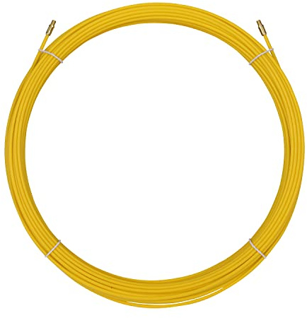 Anguila Pasacables Semiindustrial Fibra Vidrio T. Intercamb ⌀6mm 30m | Rígida, sin efecto memoria y gran fuerza de empuje en recto; terminales intercambiables; incluye 3 accesorios