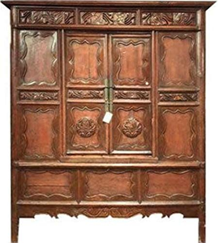 Fine Asianliving Antiker Chinesischer Schrank Handgeschnitzt B150xT60xH176cm China Chinesischer Schrank Chinesischer Hochzeitsschrank Orientalische Möbel Asiatische