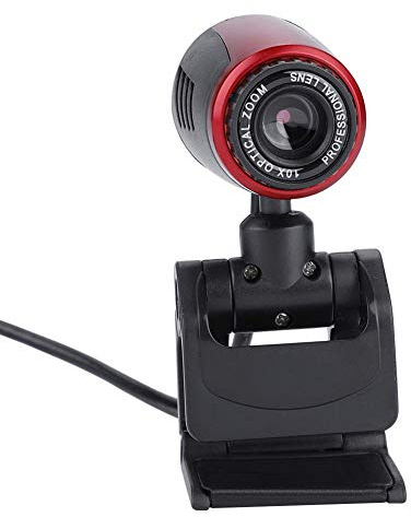 USB 2.0 HD PC-webbkamera med MIC, 16 ° 360 ° PC-webbkamera (automatisk vitbalans och automatisk färgkorrigering och autofokus), stöd för videokonferenser