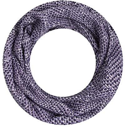 Majea Loop Schal Damen Schlauchschal Halstuch schmaler Loopschal (880050) (flieder 1)