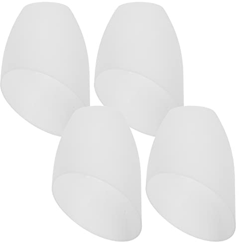 HEALLILY Ersatz-Lampenschirm, Hufeisen-Lampenschirm, weiß, für mehrere Kopf-Stehlampen, Schlafzimmerlampe, 4 Stück