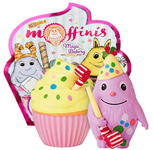 Generisch Blue Ocean Moffinis Figur Sammelfigur Serie 4 - Magic Bakery - Moffini Muffin Monster - Figur Konrad