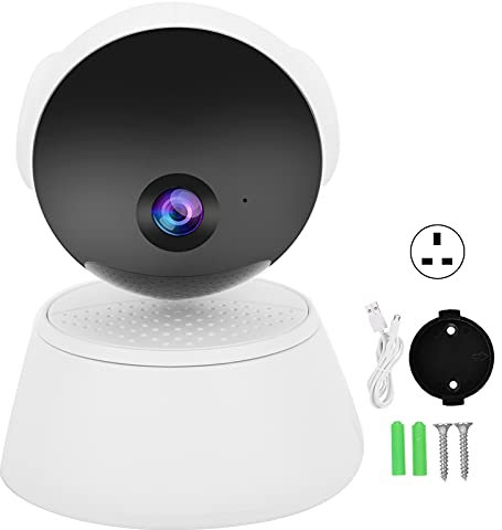 MOTUZP HD IP Wireless Camera,WiFi Home Indoor Camera WIFI Infrared Night Vision 2‑way Audio Remote Controlled Indoor Security Camera for Dog Pet Baby Indoor Security(#2)