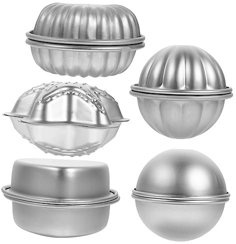 IMIKEYA 10stücke Aluminiumlegierung Badekugel Form Set Diy Blasenball Badebomben Formen