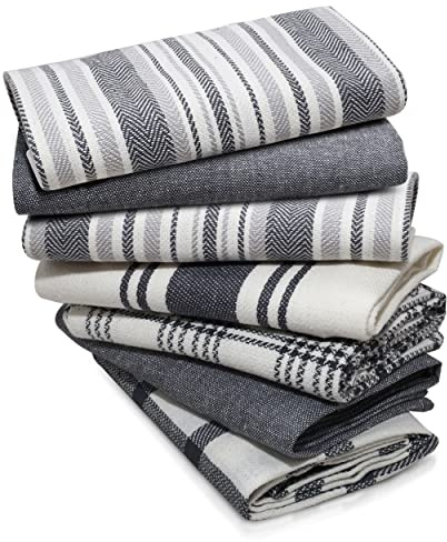 LinenWeave Packung mit 7 geschirrtücher – 100% geschirrtücher Baumwolle, 45 x 70 cm – Super saugfähiges küchentücher – Maschinenwaschbar geschirrhandtücher – küchenhandtücher (Culture 7)