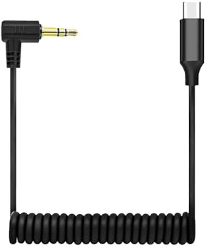 Edksegjcsous 3.5mm TRS Male to USB Type C DSP Headphone Jack Audio Adapter Cable for Hollyland Lark M1/150 Microphone - Type C to 3.5mm Adapter for Android Devices