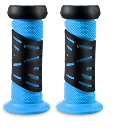 UTTASU Children's Bicycle Handlebar Grips, Rubber Non-Slip Waterproof Covers, Easy-to-Install Scooter Handle Accessories for Kids' Bikes and Tricycles, (blue)