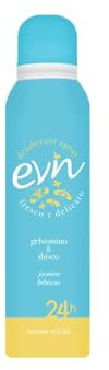 EVIN | Deodorante Donna Gelsomino e Ibisco, Profumo Fresco e Delicato, Formula Attiva per 24h, 150ml