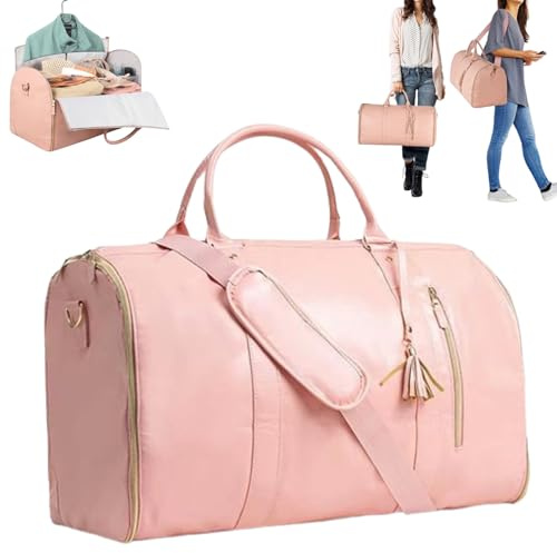 Packli Reisetasche,Reisetasche Foldybag-Reisetasche Faltbar,Travluxe Folding Travel Bag,Foldable Travel Bag,Foldy Bag,Waterproof Garment Bag Travel,Carry On Garment Duffle Bag,Convertible Hand Luggage