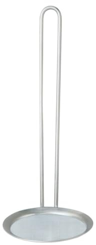 Akutori - Espumadera de acero inoxidable, 8 x 23,5 cm, colador de cocina con mango ergonómico