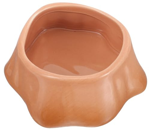 UTHCLO Ceramic Hamster Food Bowl Small Stable Pet Dish for Guinea Pig Hedgehog Rabbit Feeding Non-tip Rat Feeding Bowl for Small Animals Cage Use